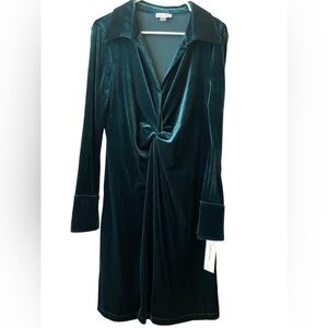 NWT CALVIN KLEIN KNNOTV WAIST DRESS